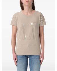 ARMANI EXCHANGE - Logo-Print T-Shirt - Lyst