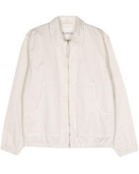 Closed - Logo-embroidered Cotton Jacket - Lyst
