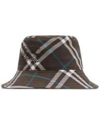 Burberry - Ekd Check-print Bucket Hat - Lyst