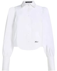Karl Lagerfeld - ロゴ シャツ - Lyst