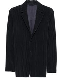 Homme Plissé Issey Miyake - Pleated Notch-Lapel Blazer - Lyst