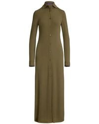 Ralph Lauren - Robe-Chemise À Boutonnière - Lyst