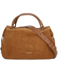Coccinelle - Small Lizzie Suede Tote Bag - Lyst