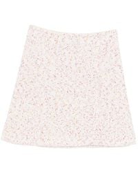 Bruno Manetti - Fringed Mini Skirt - Lyst