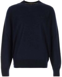 BOSS - Pull En Laine Mérinos À Logo Brodé - Lyst