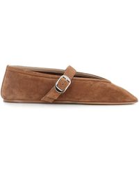 Le Monde Beryl - Suède Ballerina's - Lyst