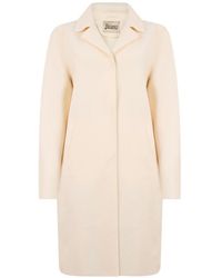 Herno - Button-Up Wool Coat - Lyst