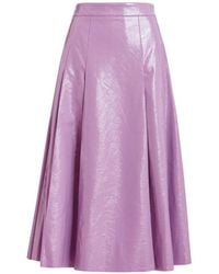Essentiel Antwerp - Inverted-Pleat A-Line Midi Skirt - Lyst