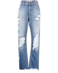 Jacob Cohen - Distressed-effect Finish Jeans - Lyst