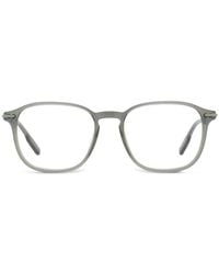 ZEGNA - Keyhole Square Frame Glasses - Lyst