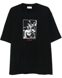 Off-White c/o Virgil Abloh - Graphic-Print T-Shirt - Lyst