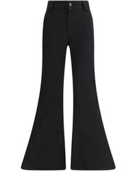 Balenciaga - Flared Broek - Lyst
