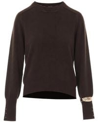 Liu Jo - Metal-Cuff Sweater - Lyst