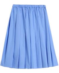Aspesi - Pleated Mini Skirt - Lyst