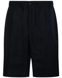 Hevò - Drawstring Pleated Shorts - Lyst