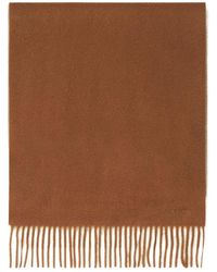 Lanvin - Fringed Wool Scarf - Lyst