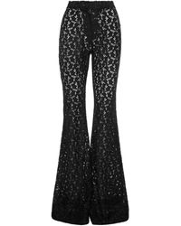 Ana Radu - Lace Flared Trousers - Lyst