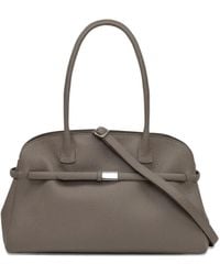 Orciani - Strap-detail Leather Tote Bag - Lyst