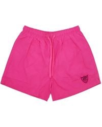 HTC - Logo-Patch Drawstring Swim Shorts - Lyst