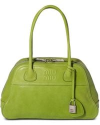 Miu Miu - Vivant Nappa Leather Bag - Lyst