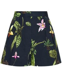 Oscar de la Renta - Orchid ワイドショートパンツ - Lyst