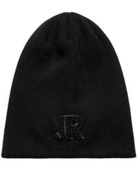 John Richmond - Beaded-Logo Beanie Hat - Lyst