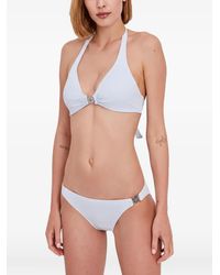 Tory Burch - Logo-Plaque Bikini Bottoms - Lyst