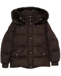 Moorer - Attica Fur-Trim Hooded Jacket - Lyst
