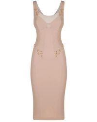 Elisabetta Franchi - Straps-Detail Midi Dress - Lyst