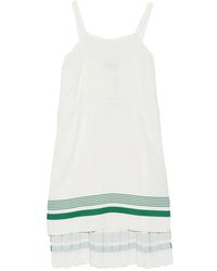 Lacoste - Runway Asymmetric Pleated Dress - Lyst