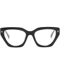 DSquared² - Logo-Lettering Cat-Eye Glasses - Lyst
