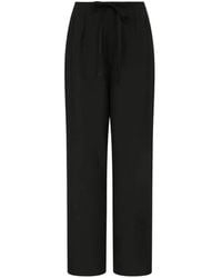 Loulou de Saison - Ellon Straight-Leg Drawstring Trousers - Lyst