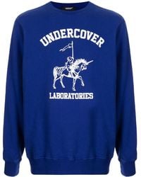 Undercover - Sweatshirt mit Logo-Print - Lyst