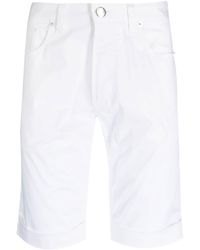 Emporio Armani - Straight Bermuda Shorts - Lyst