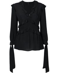 Pinko Bluse mit Schleifen - Schwarz