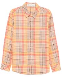 GOD'S TRUE LINEN - Twilight Plaid Linen Shirt - Lyst