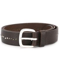 Orciani Micro-studded belt - Marrone