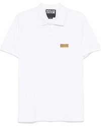 Versace Jeans Couture - Logo-Plaque Polo Shirt - Lyst