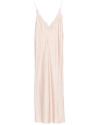 Rohe - Lace-Detail Midi Dress - Lyst