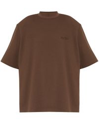 The Attico - Oversized Waffle-knit T-shirt - Lyst