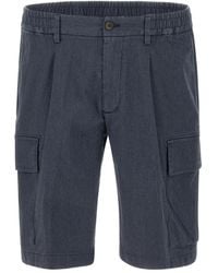Devore - Pleated Cargo Shorts - Lyst