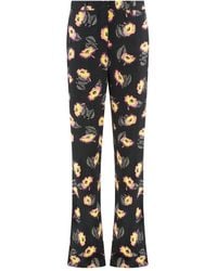 Etro - Wide Trousers - Lyst
