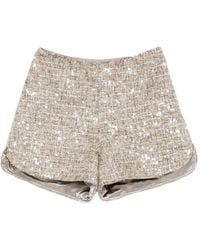 SIMONA CORSELLINI - Sequin-Embellished Shorts - Lyst