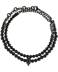 Northskull Armband Met Doodskop - Zwart