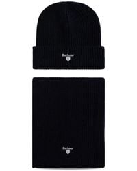 Barbour - Cascade Beanie & Scarf Gift Set - Lyst