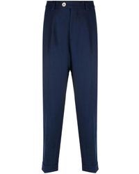 Brunello Cucinelli - Cropped Tailored Trousers - Lyst