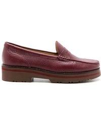 Sarah Chofakian - Mocassini Verona Con Tacco Largo - Lyst
