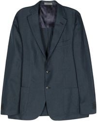 Corneliani - Linen Single-Breasted Blazer - Lyst