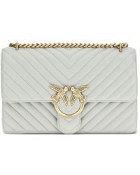 Pinko - Medium Love One Chevron-Quilted Shoulder Bag - Lyst