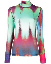 Aztech Mountain Next To Skin Knitted Top - Red
